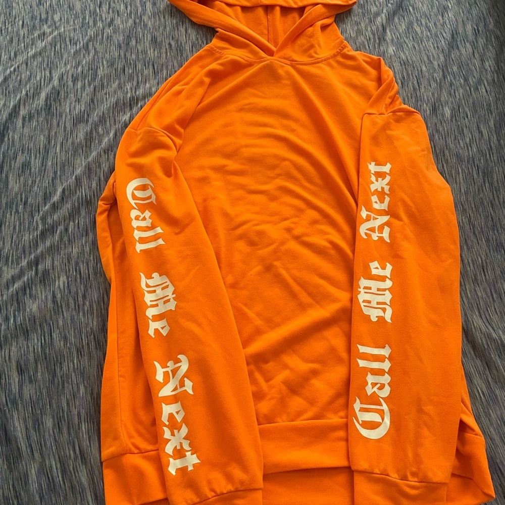 Bright Orange Hoodie